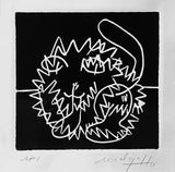 Cat, 2023 - Original Linocut