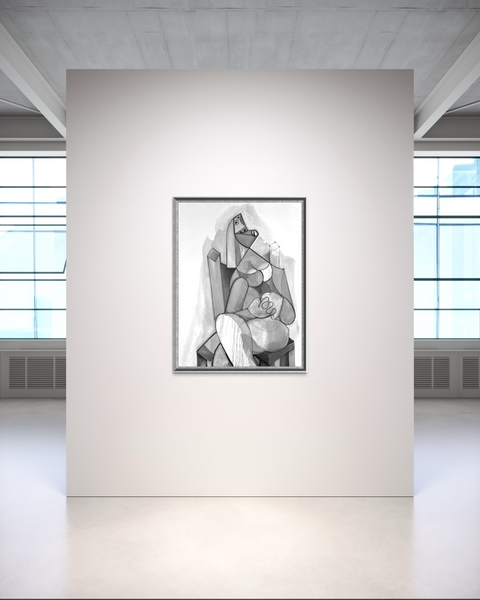 Woman with Clasped Hands, 2017