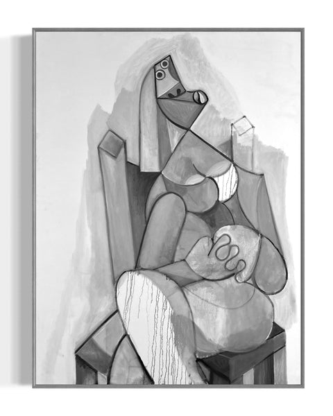 Woman with Clasped Hands, 2017