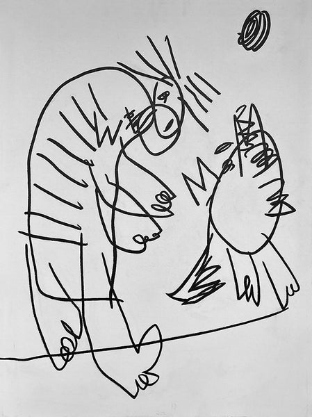 Boy with Dog III 2013