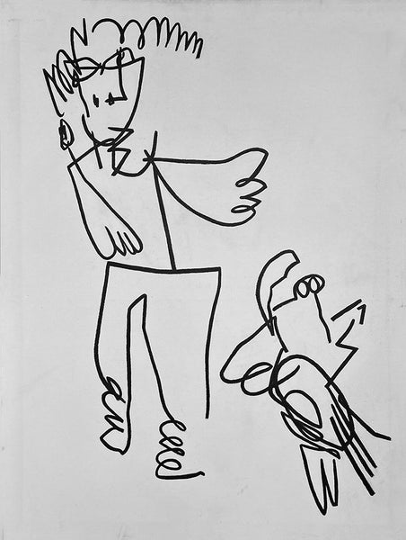Boy with Dog II 2013