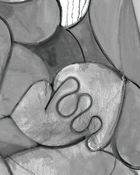 Woman with Clasped Hands, 2017