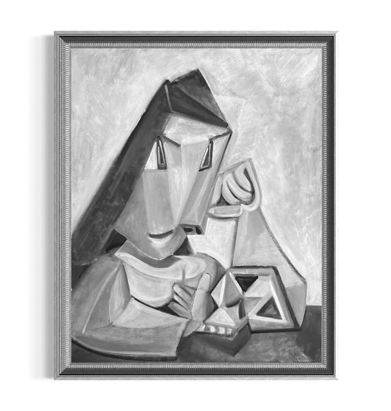 Woman with Skull, 2020